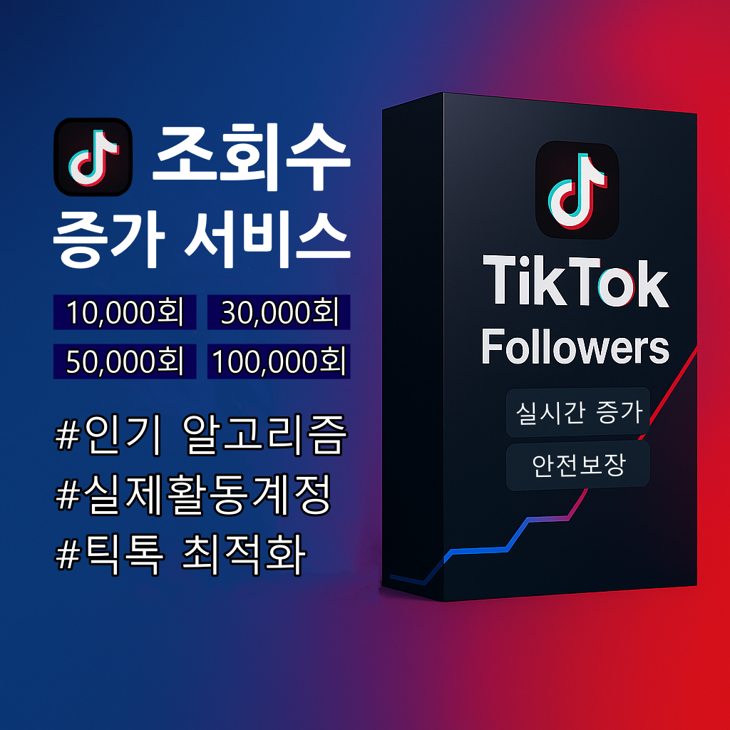 틱톡 실계정 조회수
